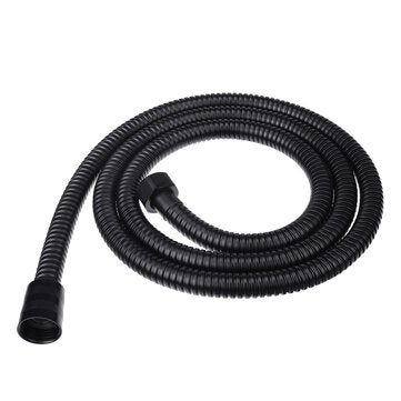 1.5M Black Stainless Steel Bathroom Shower Hose Handheld Water Pipe Fittings Shower Head Hose Replac
