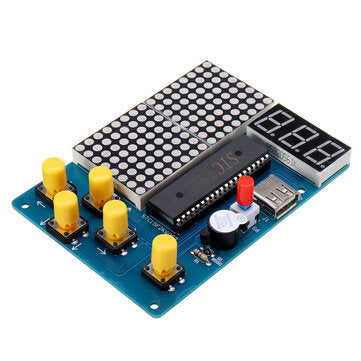51 Single Chip Microcomputer Computer Game Machine Tetris/Snake/Racing/Aircraft Assembled