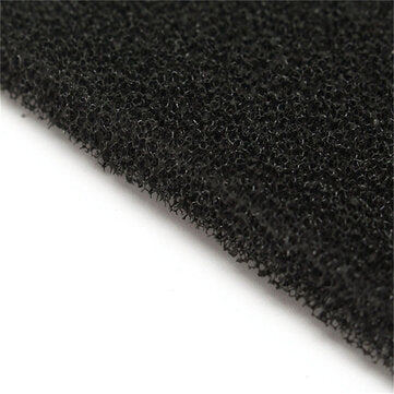 10pcs 28PPI Black Square Activated Carbon Foam Sponge Air Filter Pads Set for Smoke Absorber