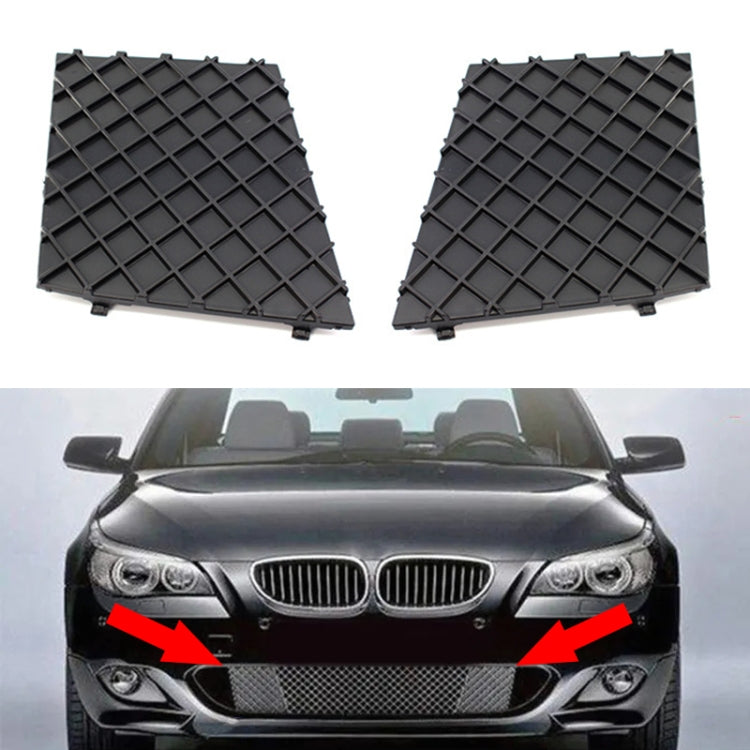 for BMW E60 2003-2010 1 Pair Car Front Bumper Lower Grille Cover 51117897184