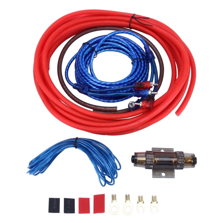 1200W 6GA Car Copper Clad Aluminum Power Subwoofer Amplifier Audio Wire Cable Kit with 60Amp Fuse...