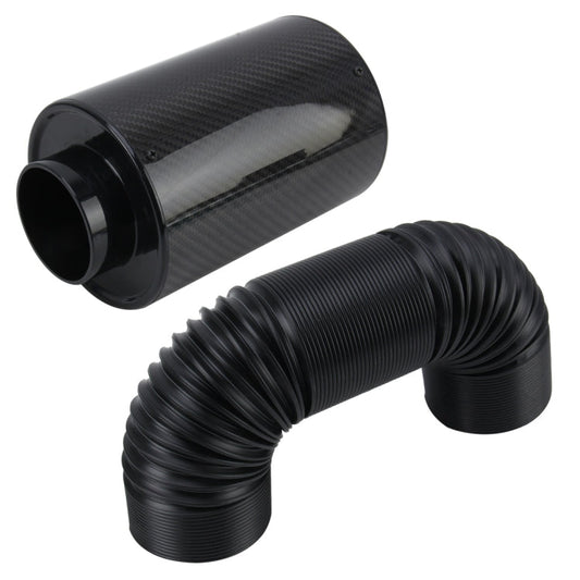 Universal Air Intakes Short Cold Racing Aluminium Air Intake Pipe Hose High Flow Cold Air Extensi...