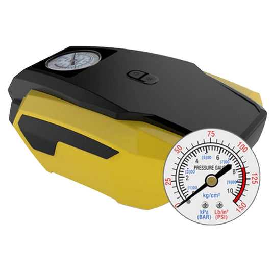 DC12V 120W 10A 19 Cylinder with Indicator, Portable Electric Air Pump Portable Air Compressor Car...