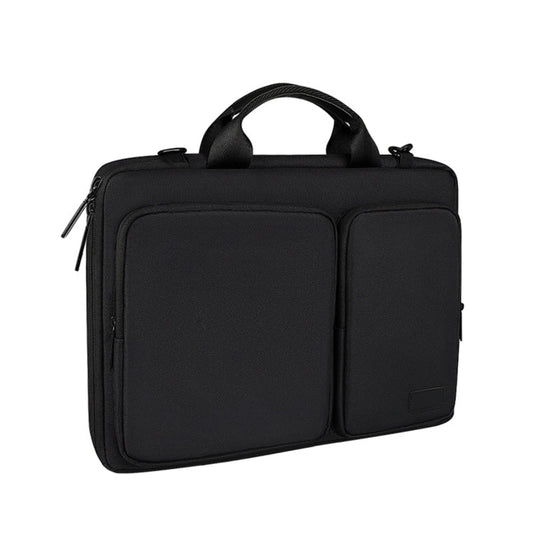 ST11 Polyester Thickened Laptop Bag, Size:14.1-15.4 inch(Black)