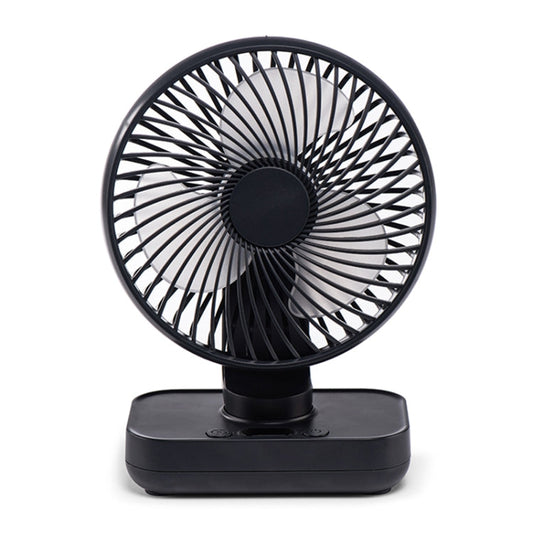 D606Y Portable Desktop Oscillating Small Fan (Black)