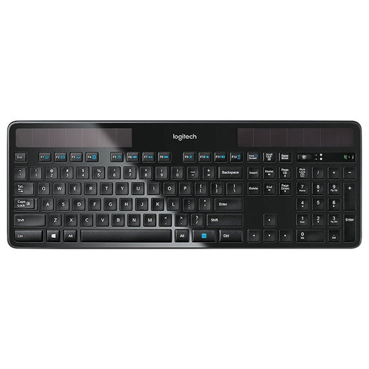 Logitech K750 USB 2.4GHz Wireless Solar Silent Keyboard(Black)