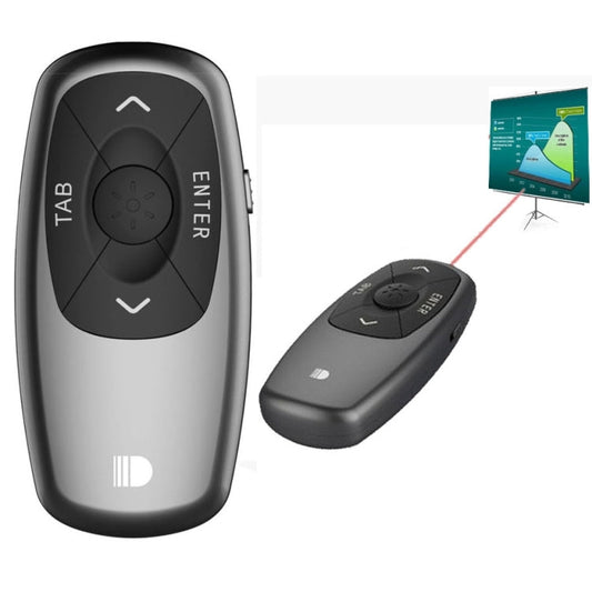 Doosl DSIT011 2.4GHz Mini Rechargeable PowerPoint Presentation Remote Control, Control Distance: ...