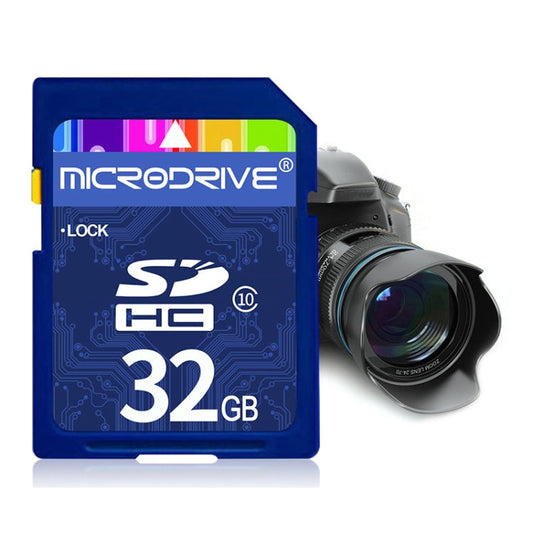 Microdrive 32GB High Speed Class 10 SD Memory Card for All Digital Devices with SD Card Slot