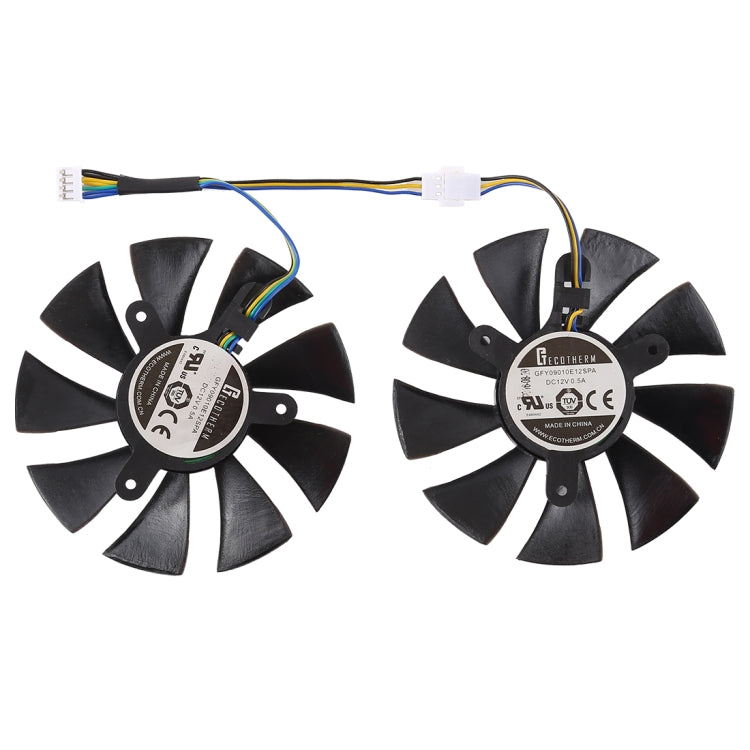 DC 12V 0.5A 4 Pin Female Original Desktop Computer Radiator Cooling Fan CPU Cooling Fan, Diameter...