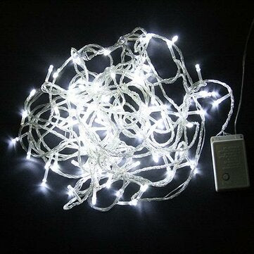 White 10M 100 LED String Fairy Lights party Wedding new (COLOR.: WHITE)