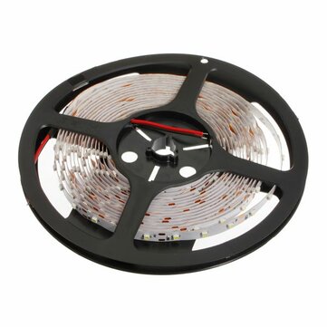 5M Non-Waterproof Cool White 3528 SMD 300 LED Strip Light DC12V for DIY Indoor Home Car Christmas De