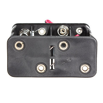 5Pcs 12V 8 x AA Battery Clip Slot Holder Stack Case 6 Inch Leads Wire