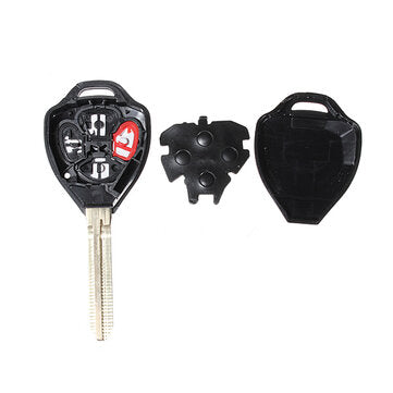 4 Button Remote Key Shell for Toyota Carola Fe 2008-2012 Uncut Blade