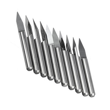 0.3mm Tool V-shape Carbide PCB Board Engraving Bits CNC Router