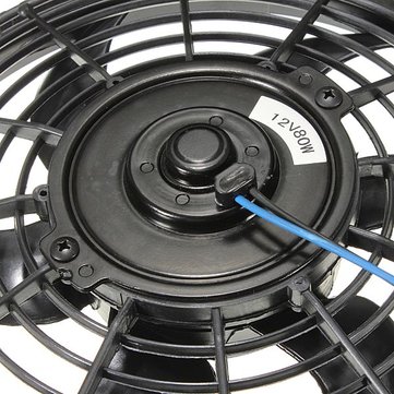 10 Inches 12V Slim Reversible Electric Radiator Cooling Fan Push Pull