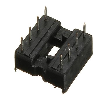 50pcs 2.54mm 8 Pin IC DIP Integrated Circuit Sockets Adaptor