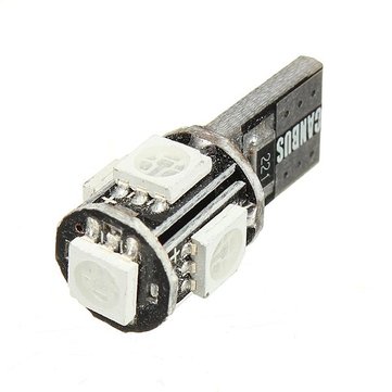 Canbus 5 SMD LED Xenon HID W5W T10 501 Car Side Light Bulb (COLOR.: PINK)