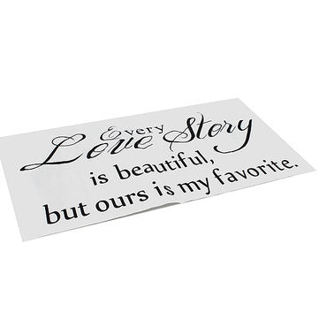 English Proverbs Wall Stickers Love Story  Wall Stickers