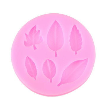 DIY Leaves Chocolate Mold Resin Flower Fondant Cake Decorating Mold