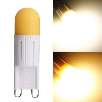 Dimmable G9 3W AC 200-240V White/Warm White LED COB Ceramic Bulb (COLOR.: WARMWHITE)