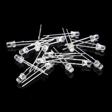 500pcs 3MM LED Diode Kit Short Leg Mixed Color Red Green Yellow Blue White