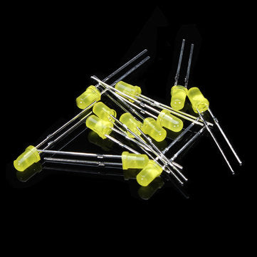 500pcs 3MM LED Diode Kit Short Leg Mixed Color Red Green Yellow Blue White