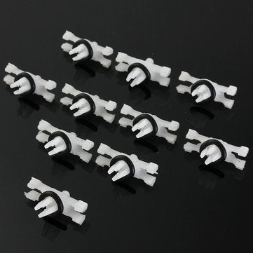 10xCar Roof Rain Gutter Moulding Trims Fastener Clips For BMW E46