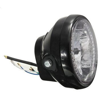 7inch H4 35W Motorcycle Halogen Headlight With LED Turn Signal
