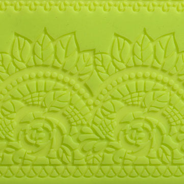 Large Silicone Lace Flower Mat Embosser Fondant Cake Mold Flower Pattern Baking Tools