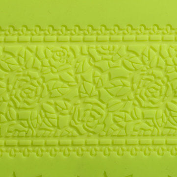 Large Silicone Lace Flower Mat Embosser Fondant Cake Mold Flower Pattern Baking Tools