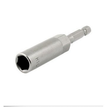 80mm Long 10mm Hex Socket Nut Driver Setter 1/4 Inch Hex Shank
