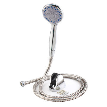 Universal 3 Modes Multifunction Chrome Bath Handheld Shower Head Set