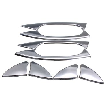8Pcs Chrome Material Door Handle Cover Trim For Benz C E GLK ML GLK W202/117/212
