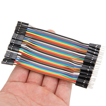 40pcs 10cm Male To Female Jumper Cable Dupont Wire