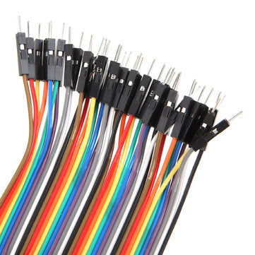 40pcs 10cm Male To Male Jumper Cable Dupont Wire