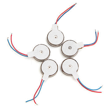 5Pcs 1027 Flat Vibrating Vibration Motor for DIY Part Robot