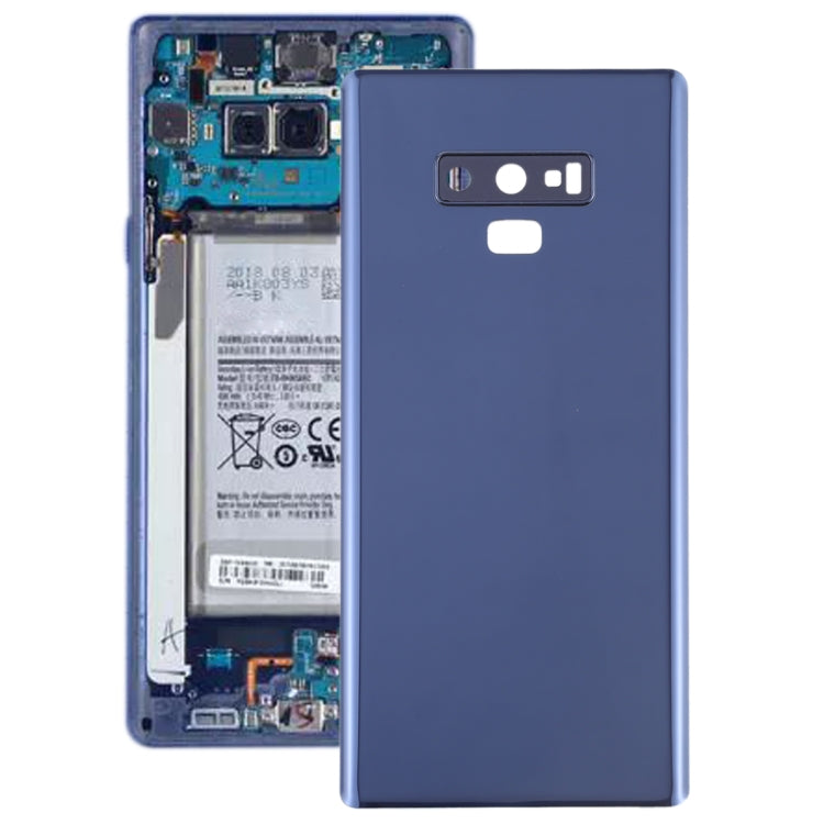 for Galaxy Note9 Battery Back Cover with Camera Lens (Blue)