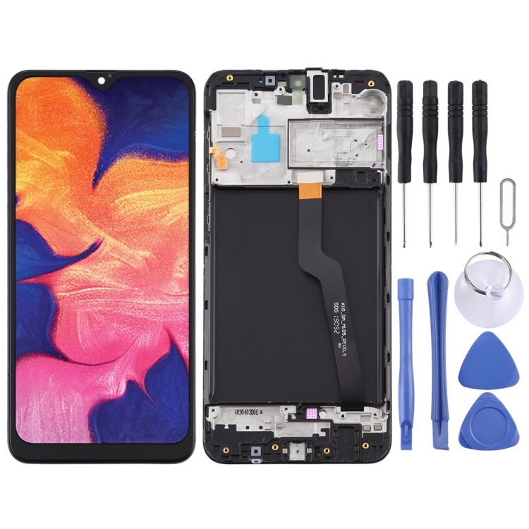 OEM LCD Screen for Samsung Galaxy A10 / SM-A105F (Single Card Version) Digitizer Full Assembly wi...