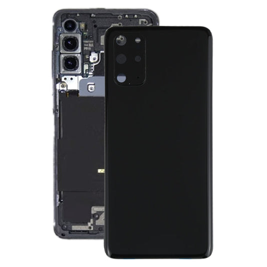 for Samsung Galaxy S20+ Battery Back Cover with Camera Lens Cover (Black)