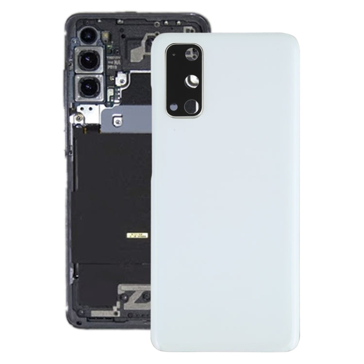 for Samsung Galaxy S20 Battery Back Cover with Camera Lens Cover (White)