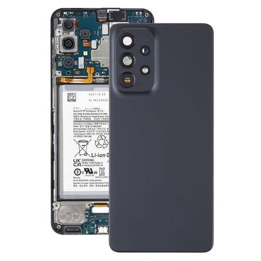 for Samsung Galaxy A53 5G SM-A536B Original Battery Back Cover with Camera Lens Cover(Black)