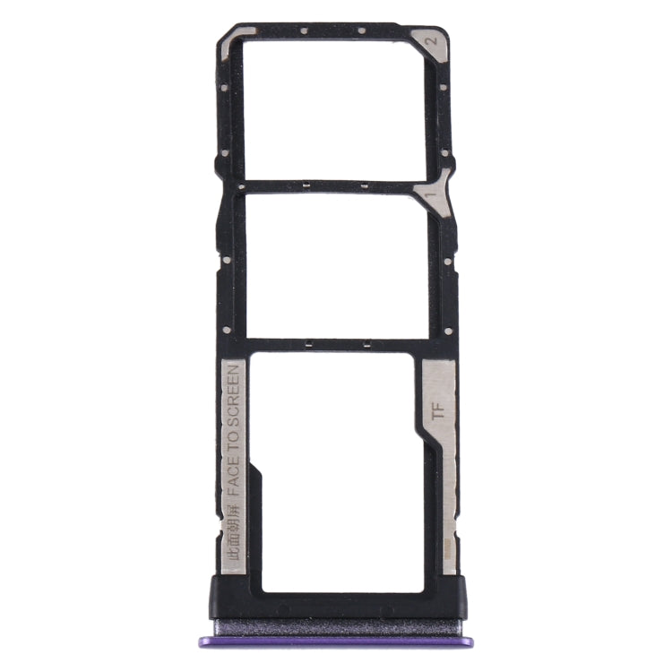 SIM Card Tray + SIM Card Tray + Micro SD Card Tray for Xiaomi Redmi Note 9 5G / Redmi Note 9T M20...