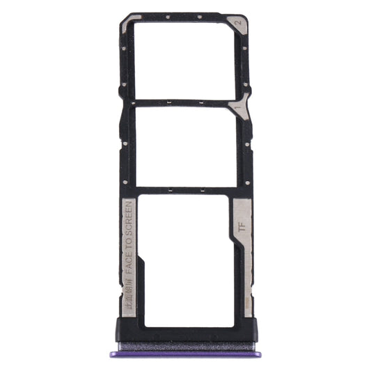 SIM Card Tray + SIM Card Tray + Micro SD Card Tray for Xiaomi Redmi Note 9 5G / Redmi Note 9T M20...