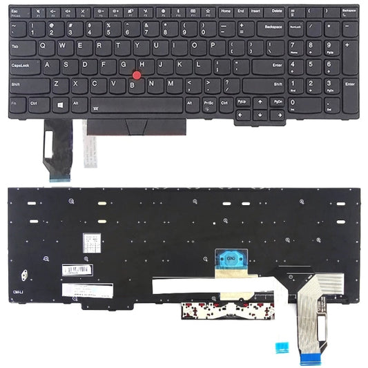 US Version Keyboard for Lenovo Thinkpad E580 E585 E590 E595 T590 P53S L580 L590 P52 P72 P53 P73 (...