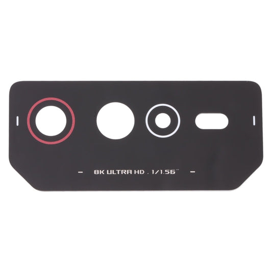 for Asus ROG Phone 6 AI2201-C AI2201-F Back Camera Lens (Black Red)