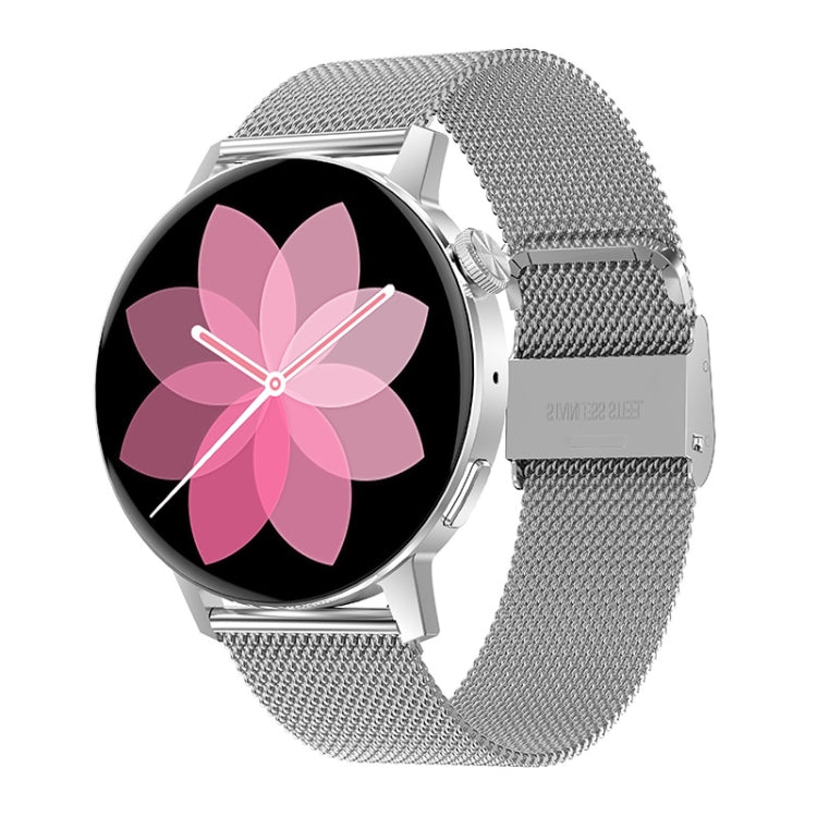 DT3 Mini 1.19 inch Steel Watchband Color Screen Smart Watch(Silver)
