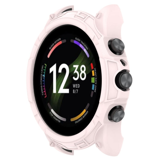 for Fossil Gen6 42mm Shockproof TPU Protective Watch Case(Pink)