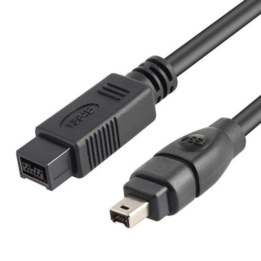 JUNSUNMAY FireWire High Speed Premium DV 800 9 Pin Male to FireWire 400 4 Pin Male IEEE 1394 Cabl...