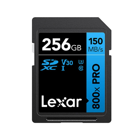 Lexar SD-800X Pro High Speed SD Card SLR Camera Memory Card, Capacity: 256GB