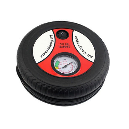DC12V 12A Car Portable Air Pump Electric Car Tire Pump, Specification 25-cylinder Tire Inflata...